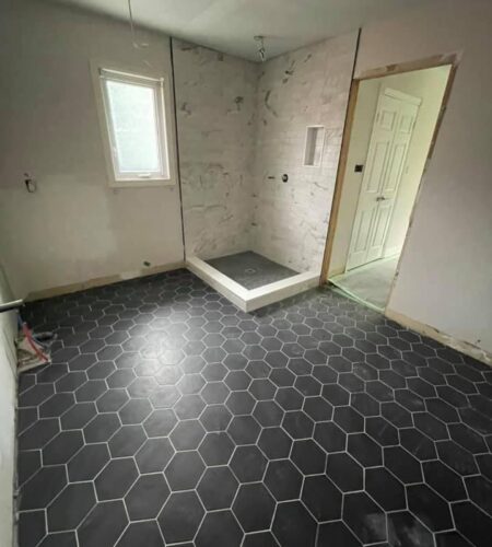 Tile work