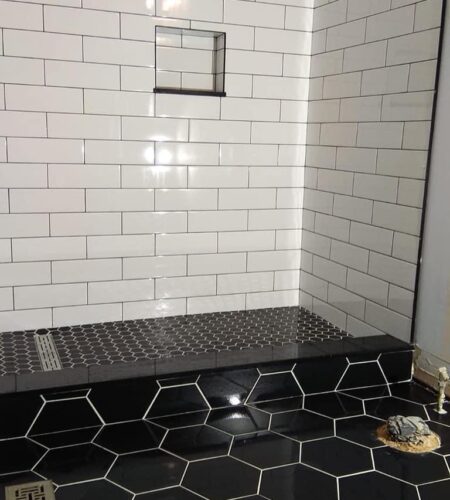 Tile work