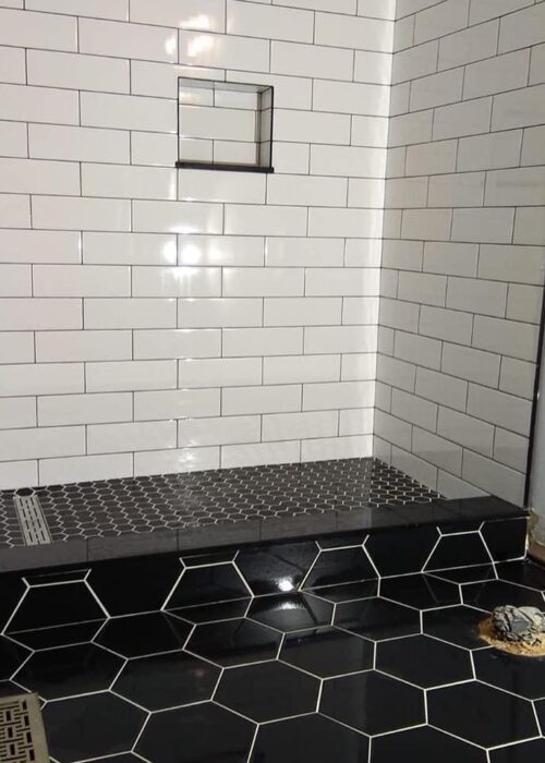 Tile work